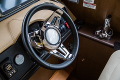Stainless-steel steering wheel